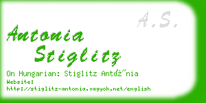 antonia stiglitz business card
